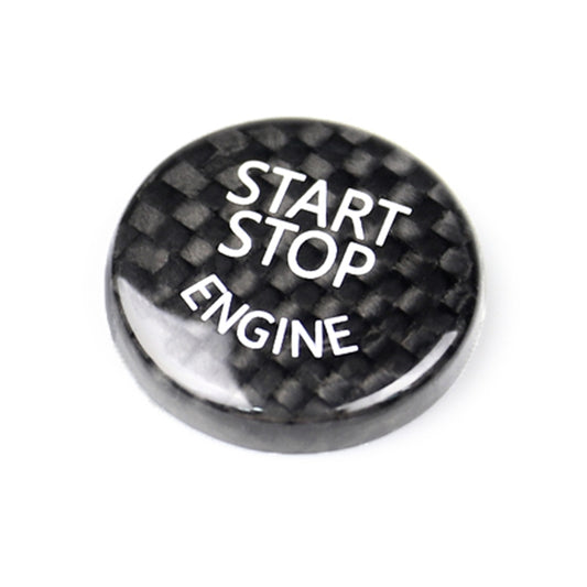 Car Engine Start Key Push Button Cover Trim Carbon Fiber Sticker Decoration for BMW F / G Chassis by buy2fix