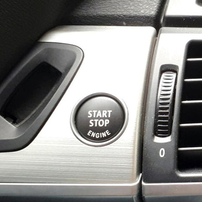 Car Engine Start Key Push Button Cover for BMW E90 Chassis (Black) by buy2fix