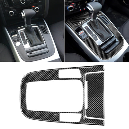Car Carbon Fiber Gear Position Panel Decorative Sticker for Audi 2010-2018 Q5 / 2009-2016 A4L / 2009-2016 A5 by buy2fix