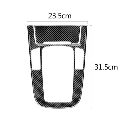 Car Carbon Fiber Gear Position Panel Decorative Sticker for Audi 2010-2018 Q5 / 2009-2016 A4L / 2009-2016 A5 by buy2fix