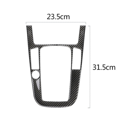 Car Carbon Fiber Gear Position Panel Decorative Sticker for Audi 2010-2018 Q5 / 2009-2016 A4L / 2009-2016 A5, Left Drive by buy2fix