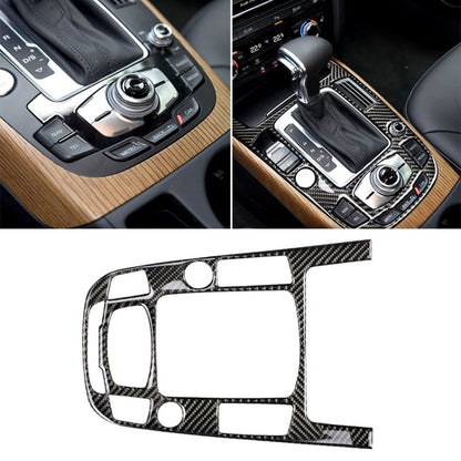 Car Carbon Fiber Gear Position Panel Decorative Sticker for Audi 2010-2018 Q5 / 2009-2016 A4L / 2009-2016 A5, Left Drive by buy2fix