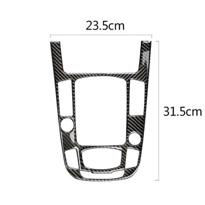 Car Carbon Fiber Gear Position Panel Decorative Sticker for Audi 2010-2018 Q5 / 2009-2016 A4L / 2009-2016 A5, Left Drive by buy2fix