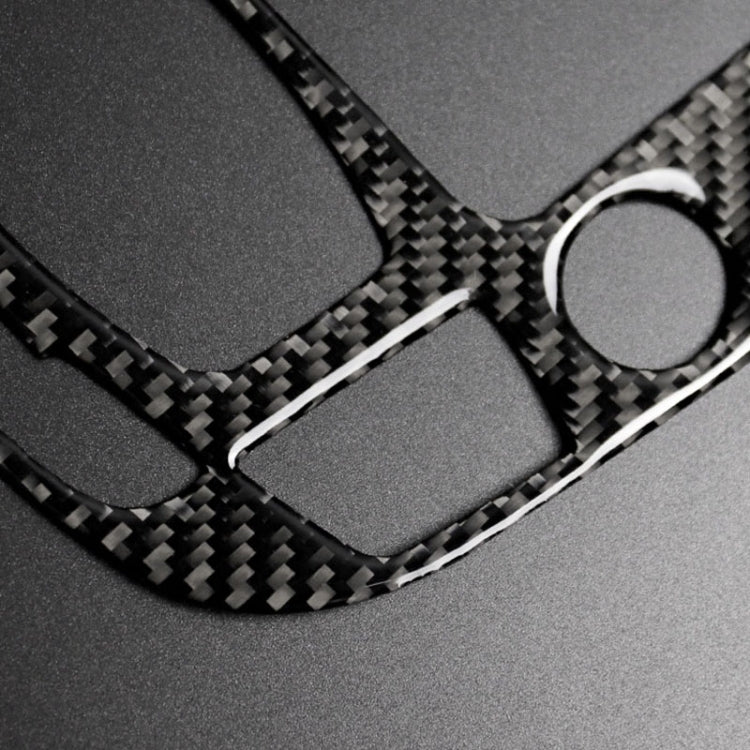 Car Carbon Fiber Gear Position Panel Decorative Sticker for Audi 2010-2018 Q5 / 2009-2016 A4L / 2009-2016 A5, Left Drive by buy2fix