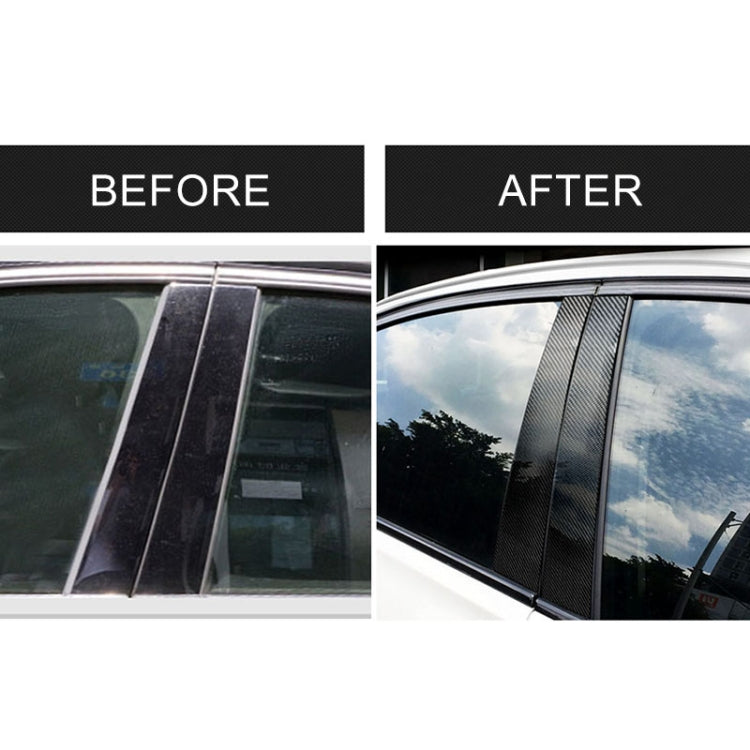 Car Carbon Fiber B Column Decorative Sticker for BMW E70 2008-2013 by buy2fix