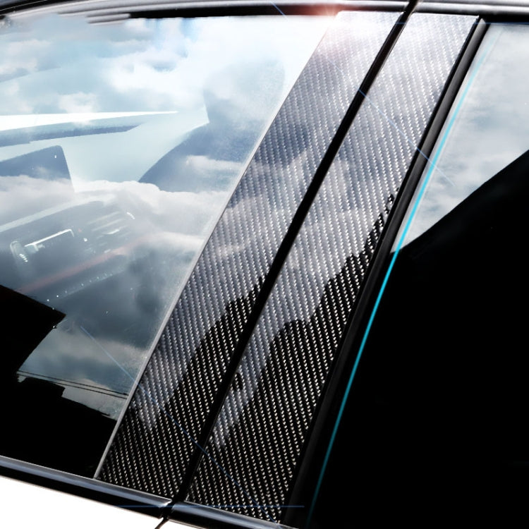 Car Carbon Fiber B Column Decorative Sticker for BMW F10 2011-2017 by buy2fix