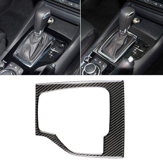 Car Carbon Fiber Right Drive Gear Frame A Decorative Sticker for Mazda Axela 2013-2016 by buy2fix