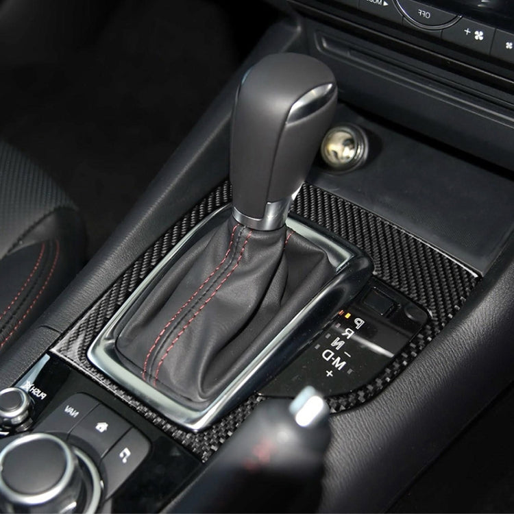 Car Carbon Fiber Right Drive Gear Frame A Decorative Sticker for Mazda Axela 2013-2016 by buy2fix