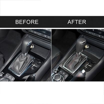 Car Carbon Fiber Right Drive Gear Frame A Decorative Sticker for Mazda Axela 2013-2016 by buy2fix
