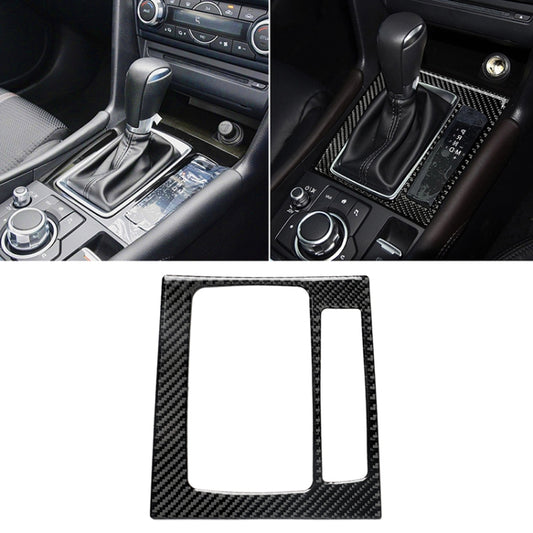 Car Carbon Fiber Right Drive Gear Frame B Decorative Sticker for Mazda Axela 2017-2018 by buy2fix