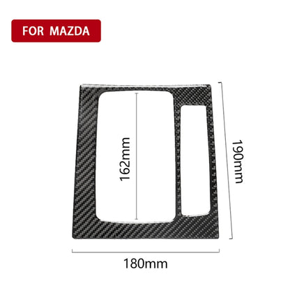 Car Carbon Fiber Right Drive Gear Frame B Decorative Sticker for Mazda Axela 2017-2018 by buy2fix