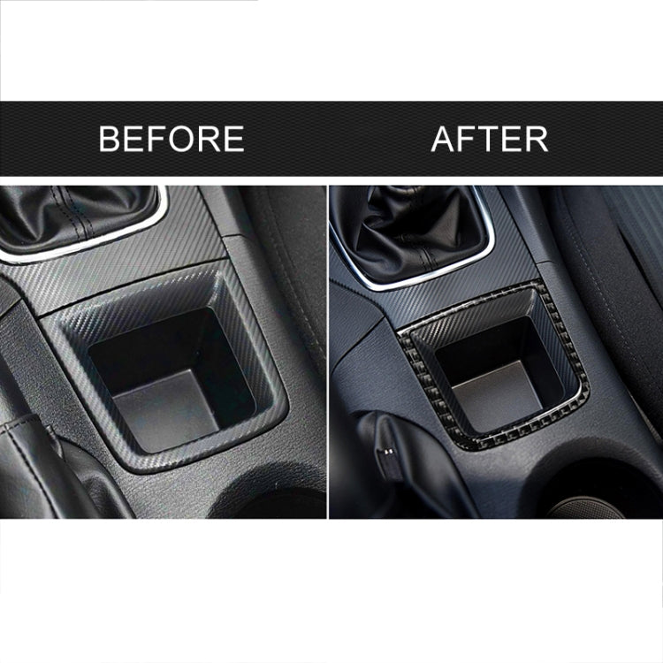 Car Carbon Fiber Central Control Sundries Frame Decorative Sticker for Mazda Axela 2013-2016 by buy2fix