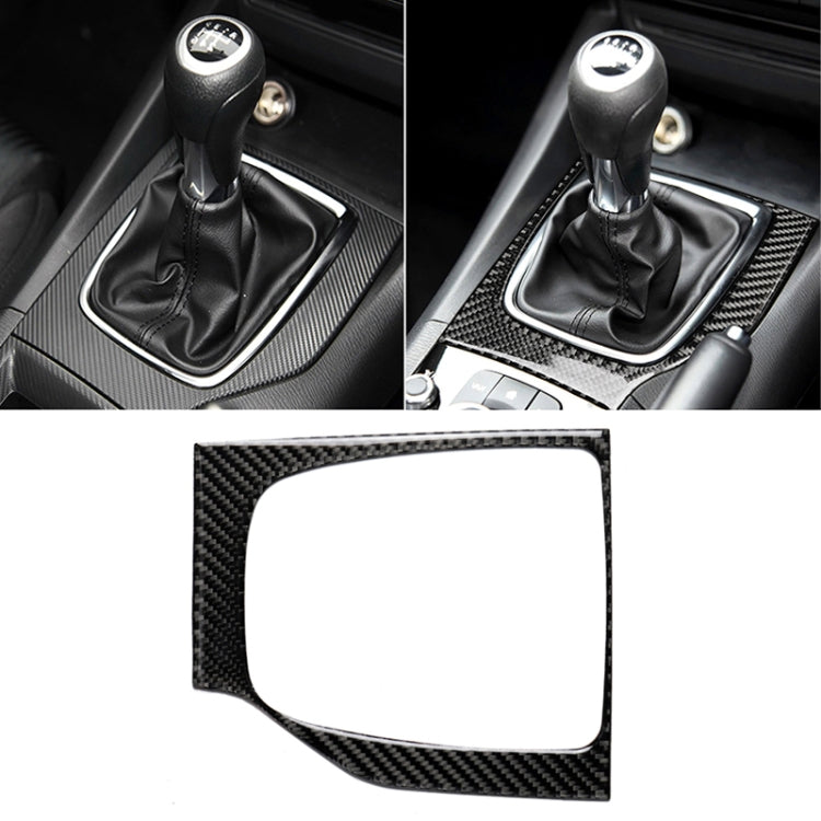 Car Carbon Fiber Right Drive Manual Gear Frame C Decorative Sticker for Mazda Axela 2017-2018 by buy2fix