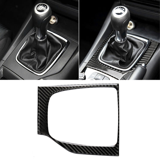 Car Carbon Fiber Right Drive Manual Gear Frame C Decorative Sticker for Mazda Axela 2017-2018 by buy2fix