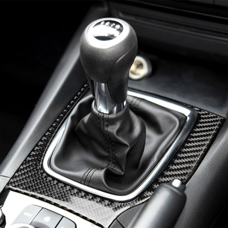 Car Carbon Fiber Right Drive Manual Gear Frame C Decorative Sticker for Mazda Axela 2017-2018 by buy2fix