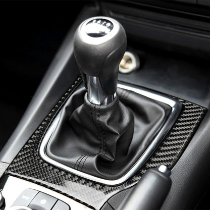 Car Carbon Fiber Right Drive Manual Gear Frame C Decorative Sticker for Mazda Axela 2017-2018 by buy2fix