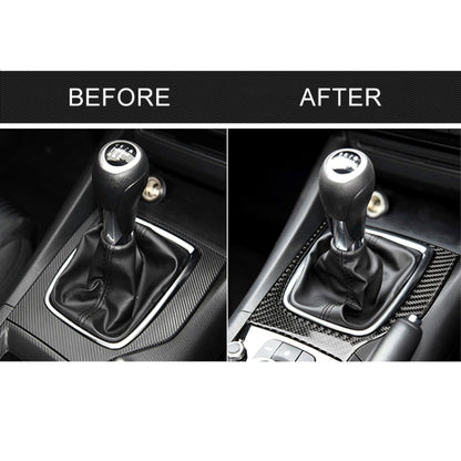Car Carbon Fiber Right Drive Manual Gear Frame C Decorative Sticker for Mazda Axela 2017-2018 by buy2fix