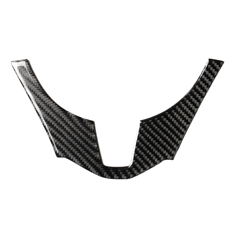 Car Carbon Fiber Steering Wheel Decorative Sticker for Mazda Axela 2014-2016 by buy2fix