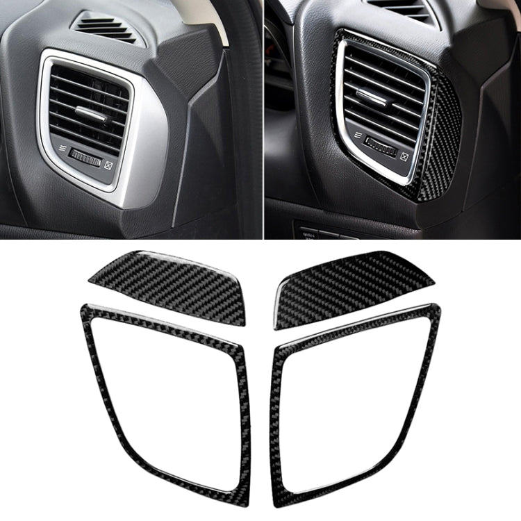Car Carbon Fiber Right and Left Air Outlet Decorative Sticker for Mazda Axela 2014 / 2017-2018 by buy2fix