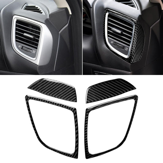 Car Carbon Fiber Right and Left Air Outlet Decorative Sticker for Mazda Axela 2014 / 2017-2018 by buy2fix