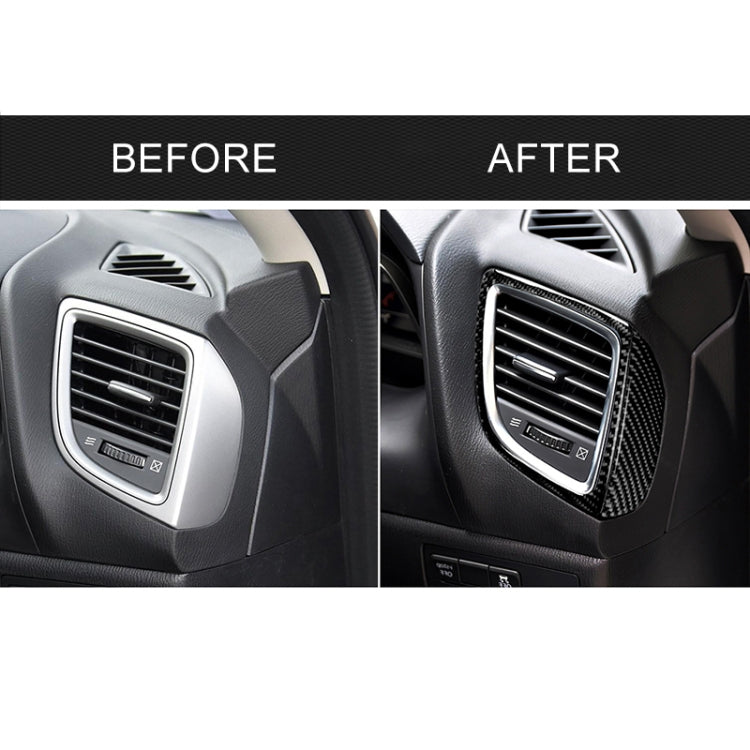 Car Carbon Fiber Right and Left Air Outlet Decorative Sticker for Mazda Axela 2014 / 2017-2018 by buy2fix