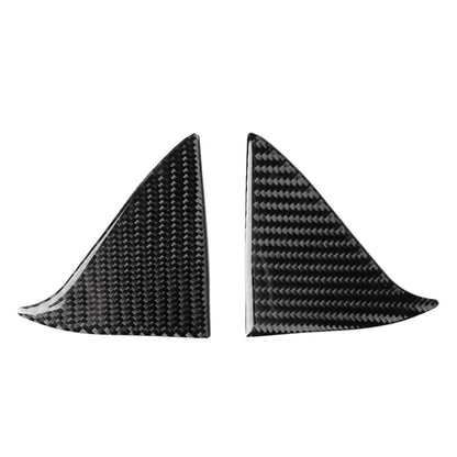 Car Carbon Fiber Front Inner Door A Triangle Decorative Sticker for Mazda Axela 2017-2018 by buy2fix