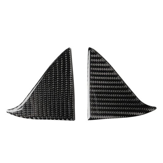 Car Carbon Fiber Front Inner Door A Triangle Decorative Sticker for Mazda Axela 2017-2018 by buy2fix