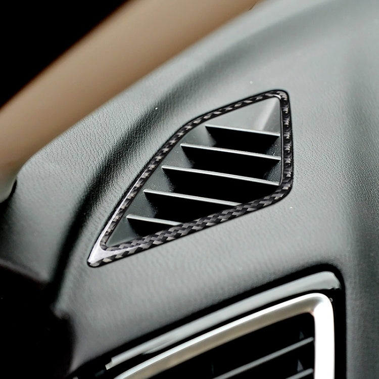 Car Carbon Fiber Instrument Air Outlet Decorative Sticker for Mazda Axela 2014 / 2017-2018 by buy2fix