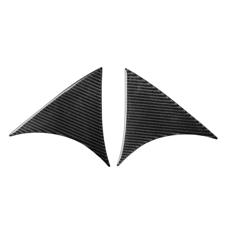 Car Carbon Fiber Hatchback Rear Wing Side Spoiler Lip for Mazda Axela 2014-2018 by buy2fix