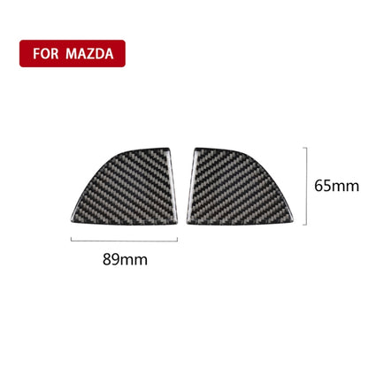Car Carbon Fiber Front Bumper Decorative Sticker for Mazda Axela 2017-2018 by buy2fix