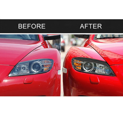 Car Carbon Fiber Light Eyebrow for Mazda RX-8 Coupe 2004-2008 by buy2fix
