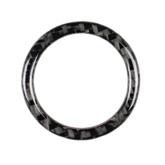 Car Carbon Fiber One-button Start Decorative Sticker for Toyota Eighth Generation Camry 2018-2019 by buy2fix