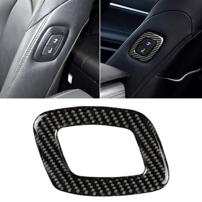 Car Carbon Fiber Seat Adjustment Decorative Sticker for Toyota Eighth Generation Camry 2018-2019, Left Drive by buy2fix