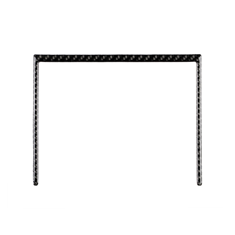 Car Carbon Fiber Storage Box U Shape Frame Decorative Sticker for Toyota Eighth Generation Camry 2018-2019 by buy2fix