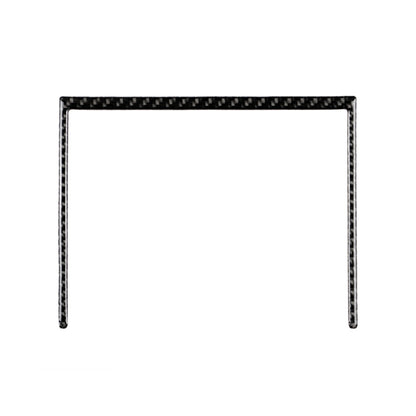 Car Carbon Fiber Storage Box U Shape Frame Decorative Sticker for Toyota Eighth Generation Camry 2018-2019 by buy2fix