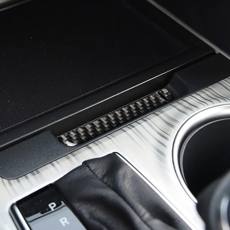 Car Carbon Fiber Storage Box Groove Decorative Sticker for Toyota Eighth Generation Camry 2018-2019, Left Drive by buy2fix