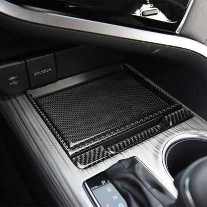 4 in 1 Car Carbon Fiber Storage Box Decorative Sticker for Toyota Eighth Generation Camry 2018-2019 - Car Interior Mouldings by buy2fix | Online Shopping UK | buy2fix