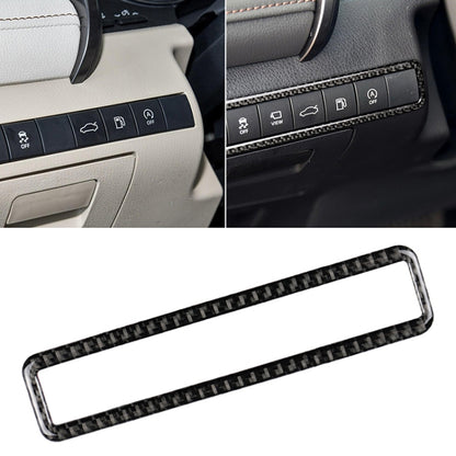 Car Carbon Fiber Main Driving Multi-functional Button Frame Decorative Sticker for Toyota Eighth Generation Camry 2018-2019 by buy2fix