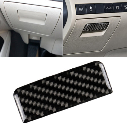 Car Carbon Fiber Main Driving Storage Box Handle Decorative Sticker for Toyota Eighth Generation Camry 2018-2019 by buy2fix
