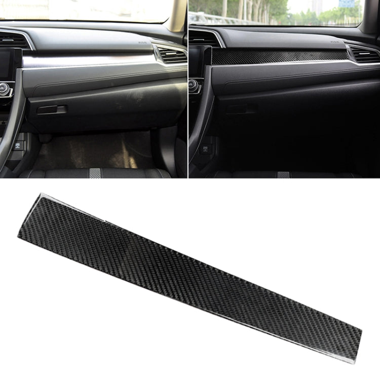 Car Carbon Fiber Central Control Decorative Sticker for Honda Tenth Generation Civic 2016-2019 by buy2fix