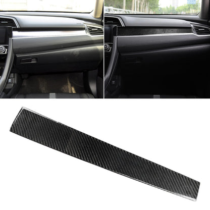 Car Carbon Fiber Central Control Decorative Sticker for Honda Tenth Generation Civic 2016-2019 by buy2fix