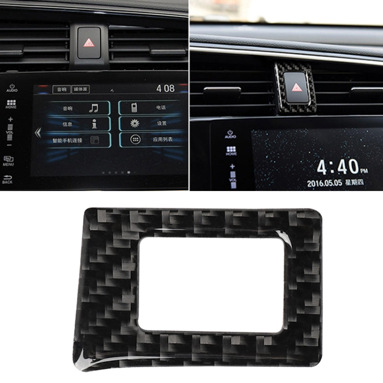 Car Carbon Fiber Double Flash Frame Decorative Sticker for Honda Tenth Generation Civic 2016-2019 by buy2fix