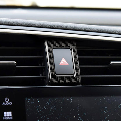 Car Carbon Fiber Double Flash Frame Decorative Sticker for Honda Tenth Generation Civic 2016-2019 by buy2fix