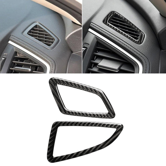 Car Carbon Fiber Left Drive Instrument Air Outlet Decorative Sticker for Honda Tenth Generation Civic 2016-2019 by buy2fix