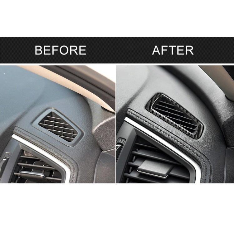 Car Carbon Fiber Left Drive Instrument Air Outlet Decorative Sticker for Honda Tenth Generation Civic 2016-2019 by buy2fix
