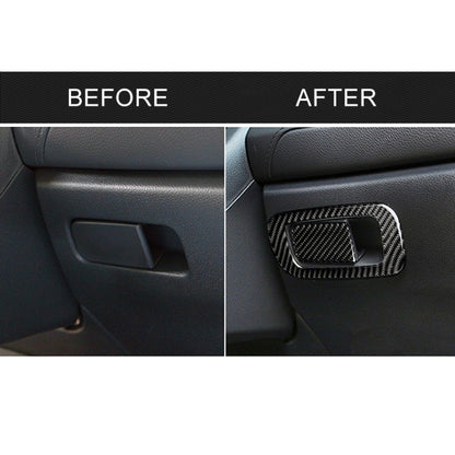 Car Carbon Fiber Storage Box Switch Decorative Sticker for Honda Tenth Generation Civic 2016-2019, Left Drive by buy2fix