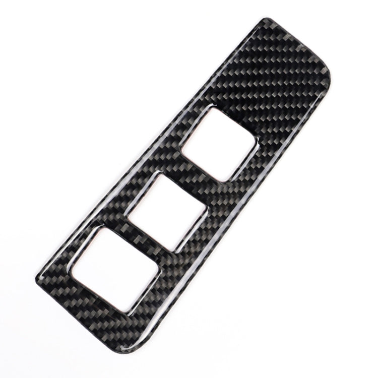 Car Carbon Fiber Headlight Switch Frame Decorative Sticker for Cadillac XT5 2016-2017, Low Version, Left Drive by buy2fix