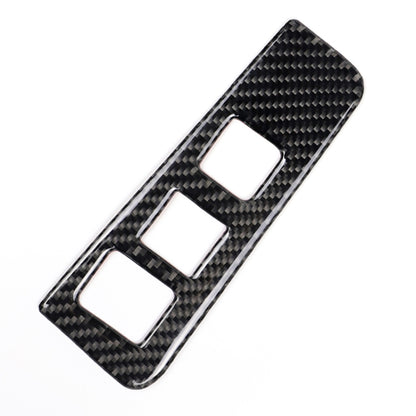 Car Carbon Fiber Headlight Switch Frame Decorative Sticker for Cadillac XT5 2016-2017, Low Version, Left Drive by buy2fix