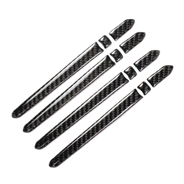 Car Carbon Fiber Outside Door Handle Decorative Sticker for Cadillac XT5 2016-2017 by buy2fix