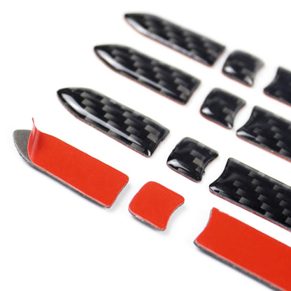 Car Carbon Fiber Outside Door Handle Decorative Sticker for Cadillac XT5 2016-2017 by buy2fix